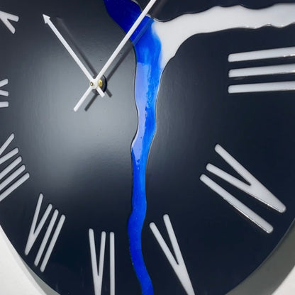 River wall clock