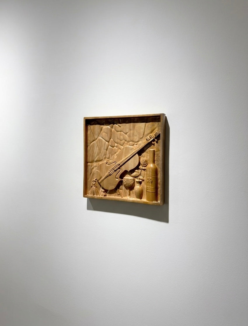 Golden Symphony-3D Wall art
