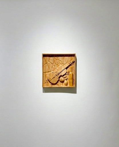 Golden Symphony-3D Wall art